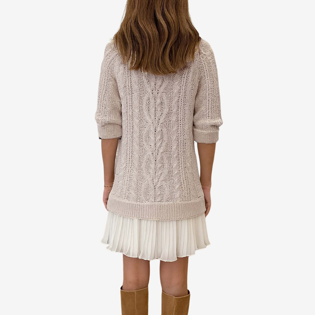 Maison Argent™ | Robe Pull en Maille