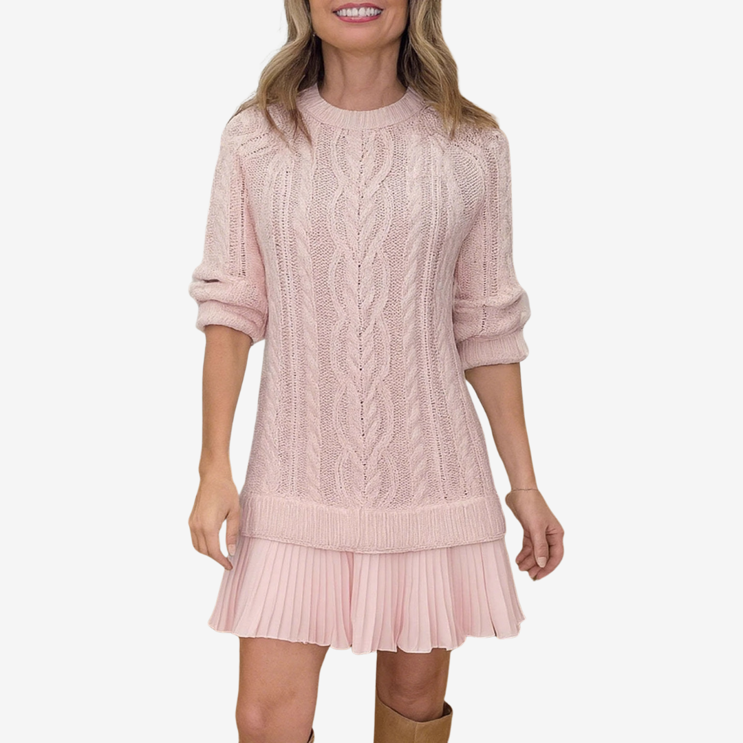 Maison Argent™ | Robe Pull en Maille