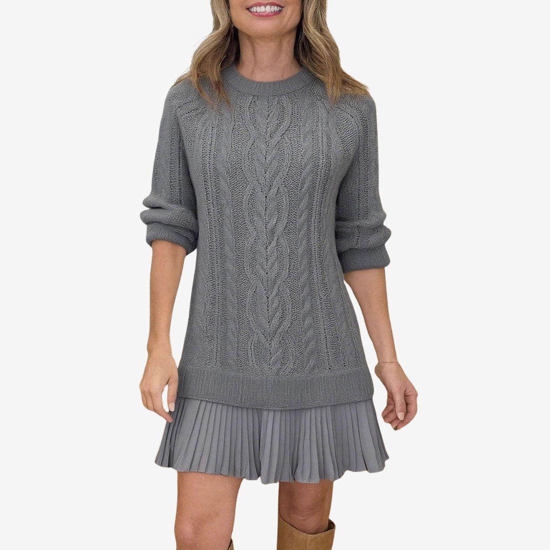 Maison Argent™ | Robe Pull en Maille