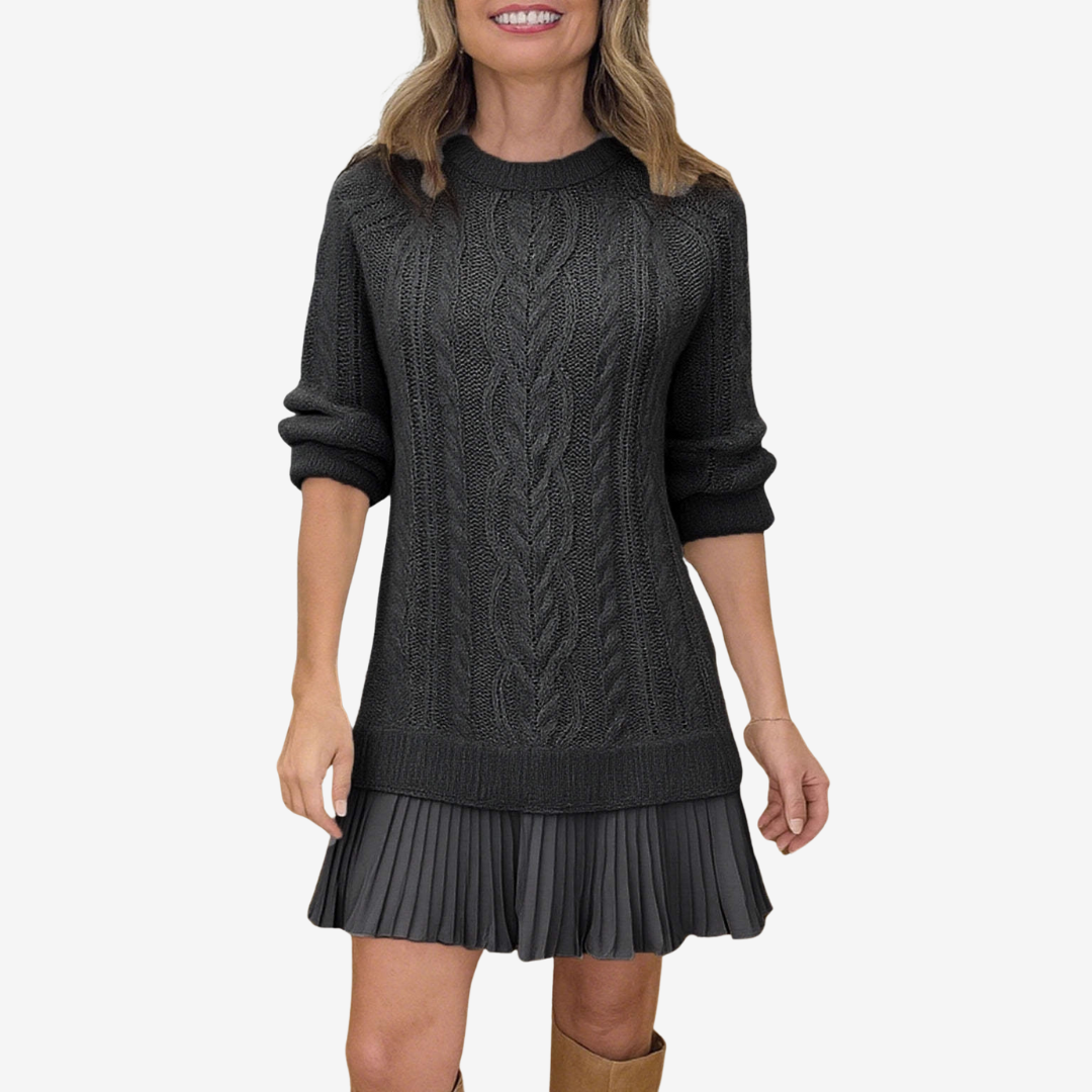 Maison Argent™ | Robe Pull en Maille