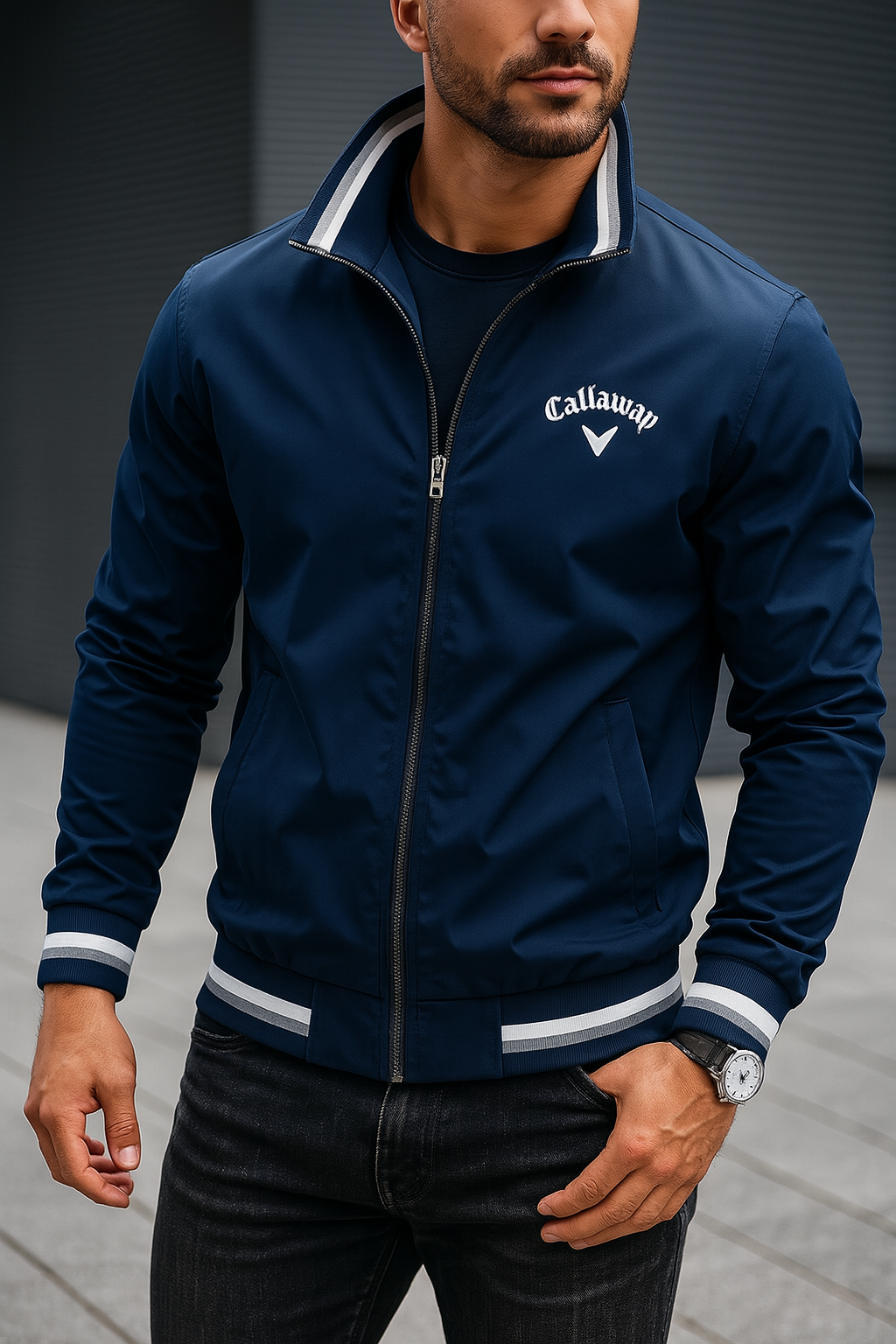 David | Veste de mi-saison de luxe pour homme