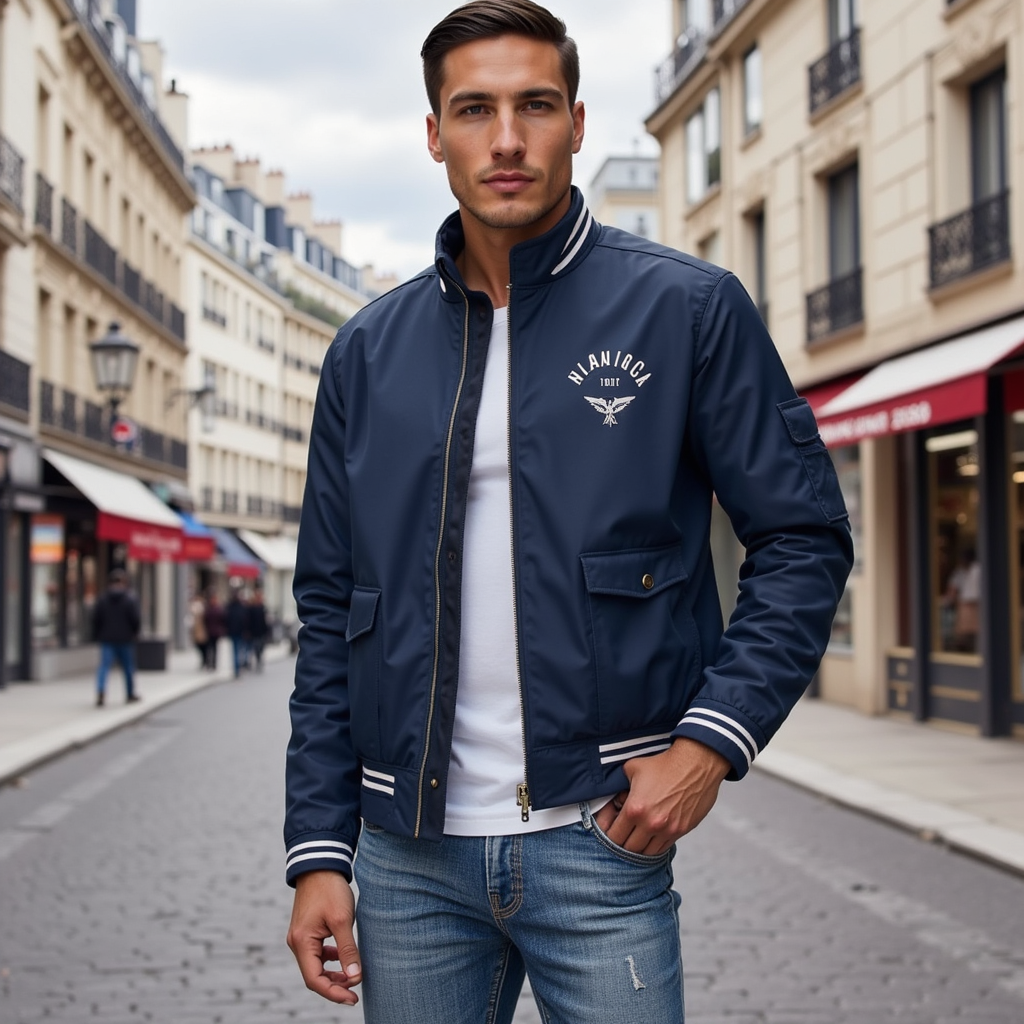 David | Veste de mi-saison de luxe pour homme