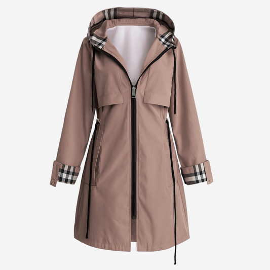Maison Argent | Trench élégant contemporaine pour la mi-saison