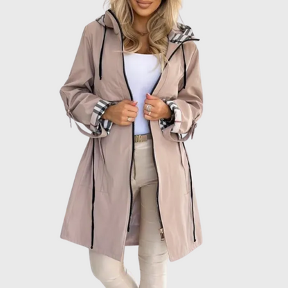 Maison Argent | Trench élégant contemporaine pour la mi-saison